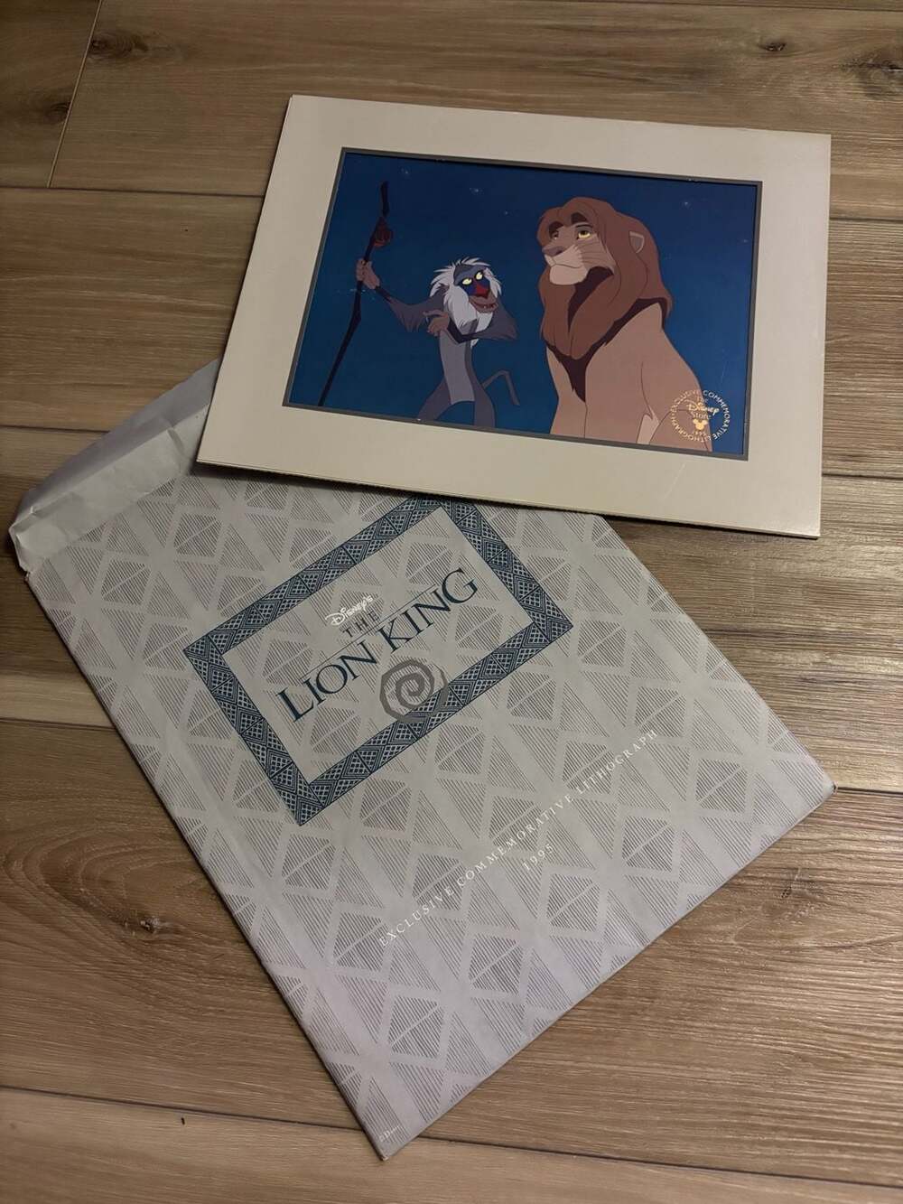 1995 The Lion King Exclusive Commemorative Lithograph